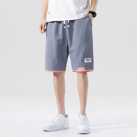 短裤男夏季宽松大码运动裤男生休闲外穿薄款中裤韩版潮流高街裤子商品大图