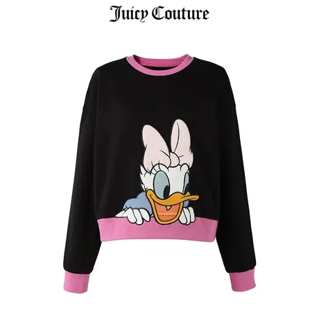 Juicy Couture橘滋美式秋冬新款迪士尼联名圆领时尚卫衣运动外套商品大图