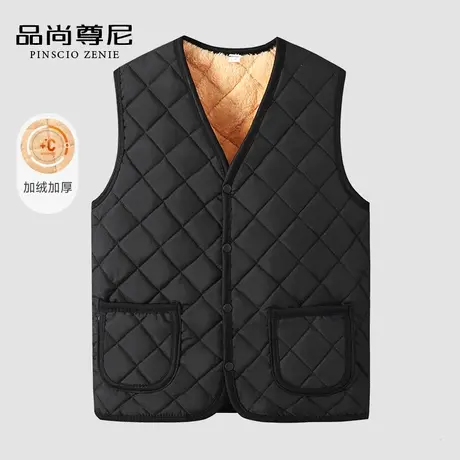 【加绒加厚】老年人衣服男爷爷装马甲背心秋冬保暖内搭坎肩爸爸装图片