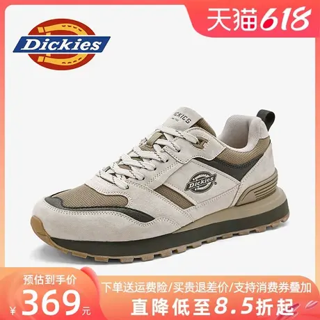 Dickies男鞋2025新款夏季透气鞋子男款阿甘鞋厚底男士户外休闲鞋商品大图