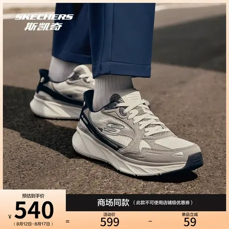 斯凯奇闪穿鞋|2025秋季新款男鞋一脚蹬缓震运动鞋厚底增高休闲鞋商品大图