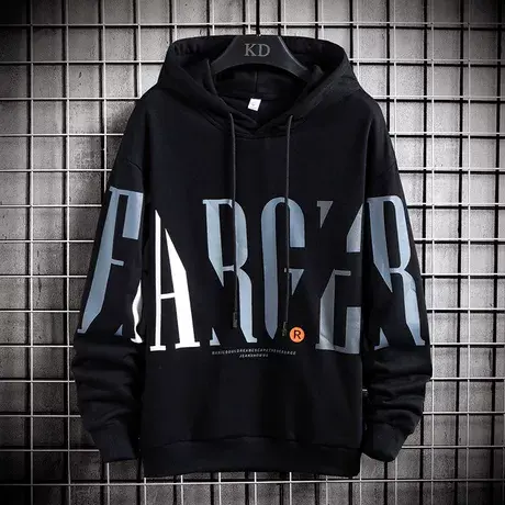 卫衣男连帽2023新款春秋季韩版潮流港风百搭宽松ins情侣衣服外套商品大图