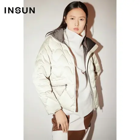 [云朵系列]COVER冬季2022轻盈蓬松面包服白鸭绒羽绒服女图片