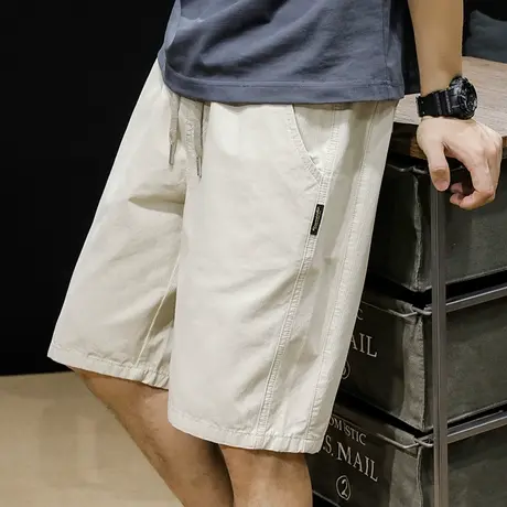 休闲短裤男夏潮牌加肥加大胖子中裤宽松大码外穿夏季男士五分裤子商品大图