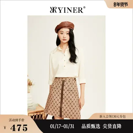 YINER音儿女装2022夏季衬衫图片