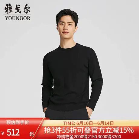 【商场同款】雅戈尔男士羊毛衫秋冬新款官方商务休闲羊毛衫男图片