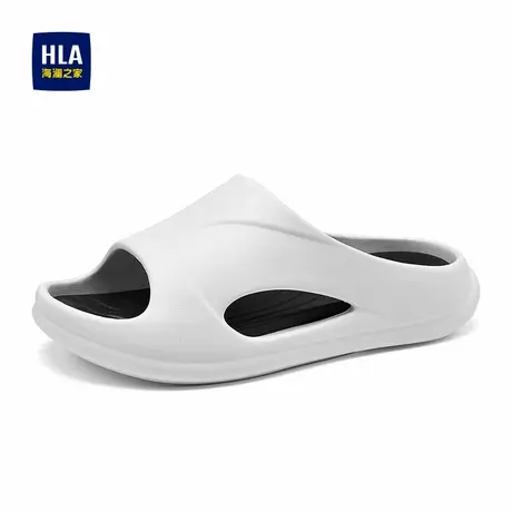 HLA/海澜之家男鞋新款四季休闲可外穿潮流拖鞋舒适软底舒适一字拖商品大图