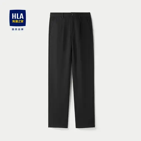 HLA/海澜之家修身有型休闲裤2025秋季新款柔软亲肤中腰裤子男商品大图