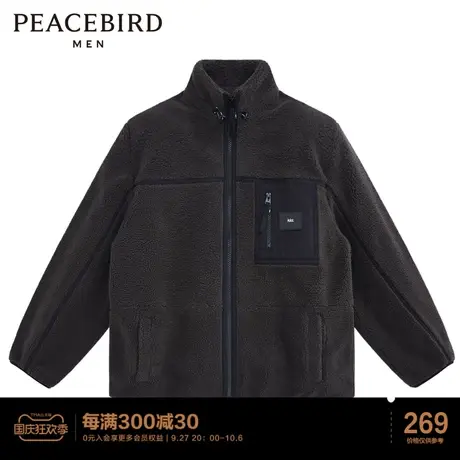 太平鸟男装 春季摇粒绒夹克男商品大图