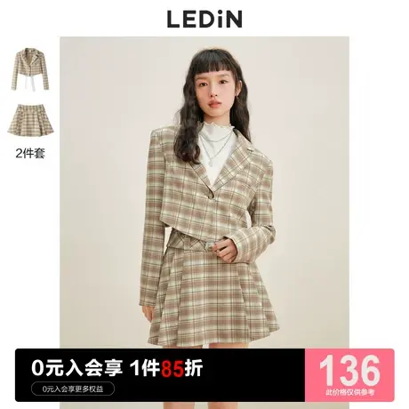 乐町后背蝴蝶结外套休闲秋季新款甜美西装外套女宽松短款设计感图片