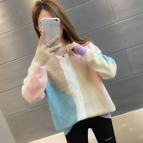 毛衣女装2024年新款春秋季女士春款春装宽松外穿上衣打底衫洋气潮商品大图