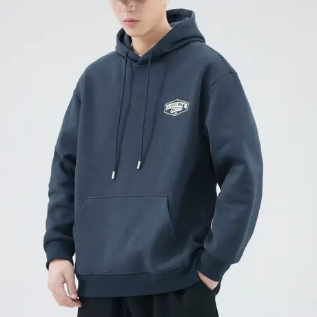 男士春季潮牌高端运动连帽外套春秋款中性风痞帅重磅卫衣春天上衣商品大图