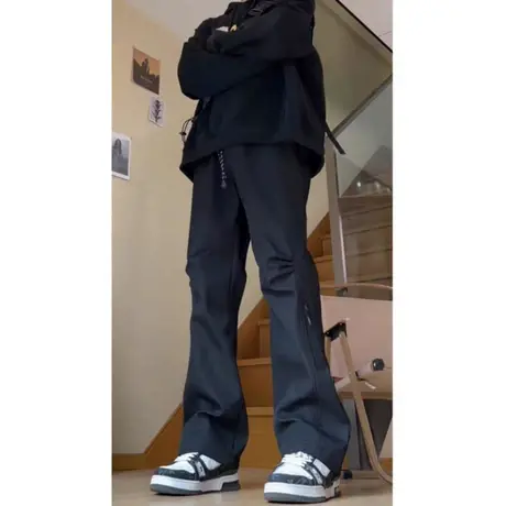 防风防水冲锋裤男款冬季加绒美式机能裤子东北滑雪工装裤户外登山商品大图