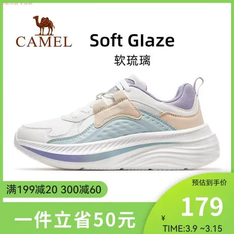 【软琉璃】骆驼运动鞋女2024秋冬新款防滑缓震时尚复古运动休闲鞋商品大图
