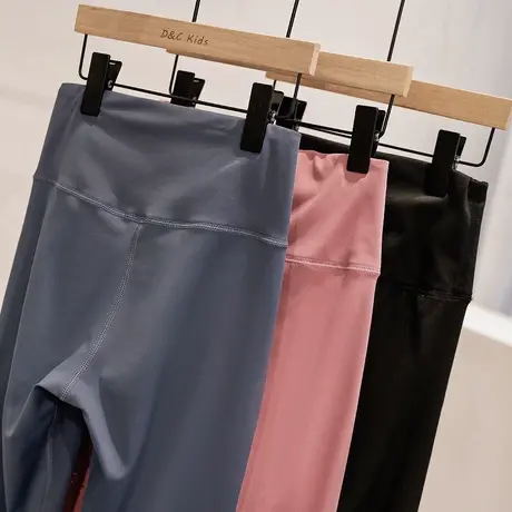 打底裤女加绒保暖高腰提臀薄款鲨鱼皮秋冬季紧身外穿瑜伽芭比裤子图片