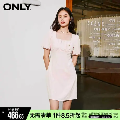 ONLY秋季法式气质收腰显瘦短裙性感连衣裙女|123207073图片