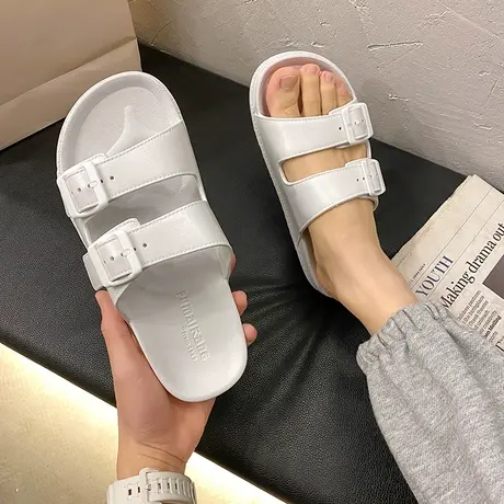 拖鞋女夏外穿沙滩鞋2023年新款凉拖鞋ins潮软底防滑厚底浴室洗澡图片
