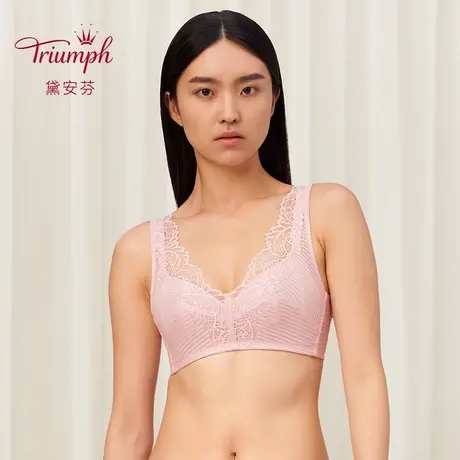 Triumph/黛安芬逆龄天堂大胸显小内衣女蕾丝侧收副乳文胸-11-1917商品大图