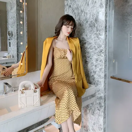 内搭吊带裙性感连衣裙新款法式一字肩宴会小礼服气质聚会平时可穿商品大图