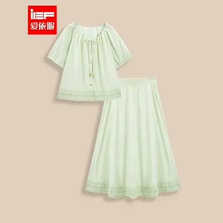 IEF/爱依服大码女装夏2025轻熟小众不撞款套装一整套ootd穿搭减龄商品大图