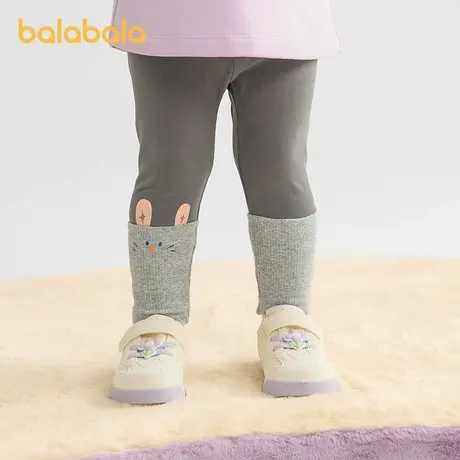 巴拉巴拉balaOne童装儿童打底裤女宝宝裤子2025秋季新款弹力长裤商品大图