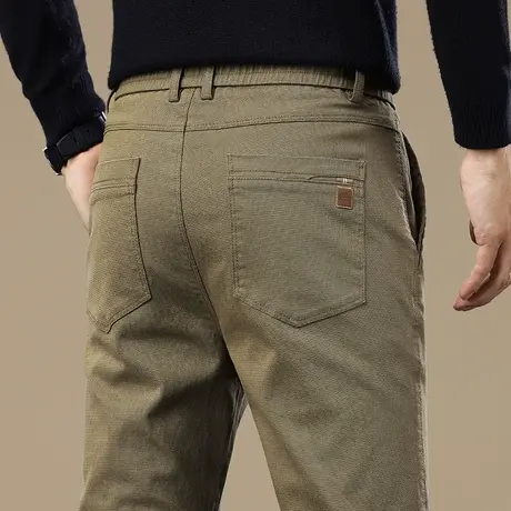 男款工作冬季宽松西裤春秋款高端休闲裤子春季2024年新款男士春装商品大图