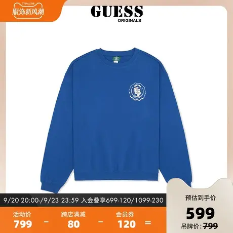 GUESS Originals x 88rising23胶囊系列新秋男士圆领重磅卫衣外套图片