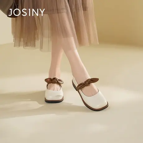 卓诗尼玛丽珍鞋女2025新款秋季配裙子百搭小皮鞋仙女风单鞋女鞋子商品大图