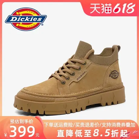 Dickies马丁靴男款低帮2025新款夏季透气男鞋工装鞋男士休闲鞋子商品大图