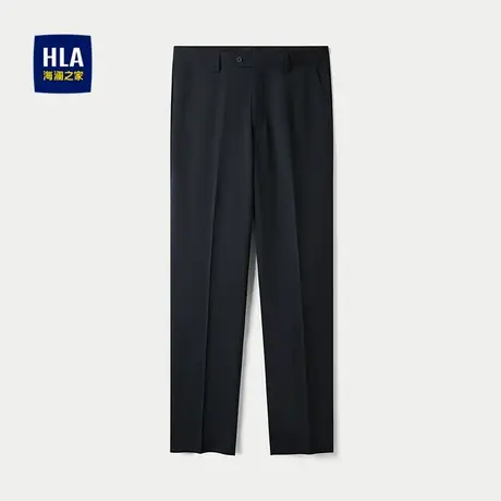 HLA/海澜之家冰裤凉感西裤25春夏新高腰深裆商务绅士纯色顺滑裤男图片