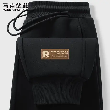 马克华菲休闲裤男2025新款春秋季束脚卫裤青少年跑步运动长裤子X商品大图
