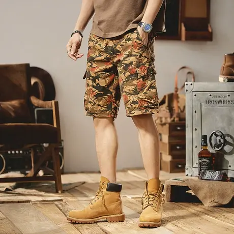 Modi Nick/摩帝尼克五分裤中性风短裤大码男士休闲夏季工装裤薄款商品大图