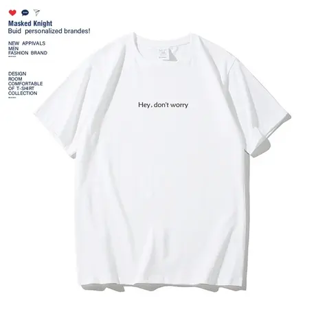 夏装新款韩版简约字母印花t恤短袖男女装情侣款学生纯棉半袖体恤图片