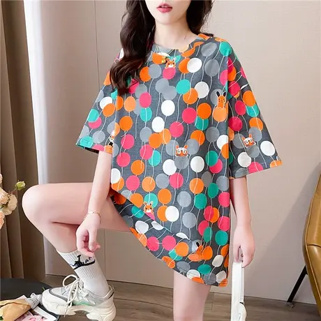 180斤特大码女装胖mm夏装韩版短袖t恤女学生宽松显瘦上衣中袖bf潮图片