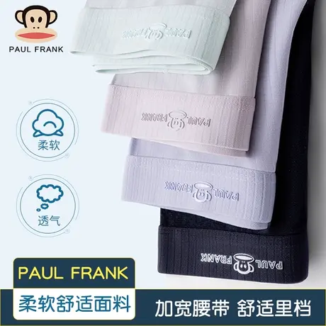 大嘴猴莫代尔男士内裤透气无痕抑菌大码四角裤青少年平角裤短裤潮商品大图