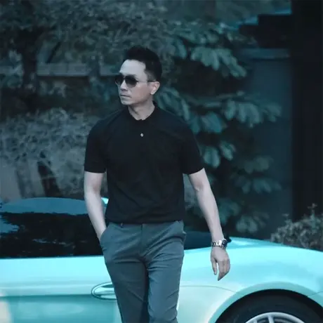 男短袖商务休闲夏季保罗衫棉质弹力修身polo衫图片