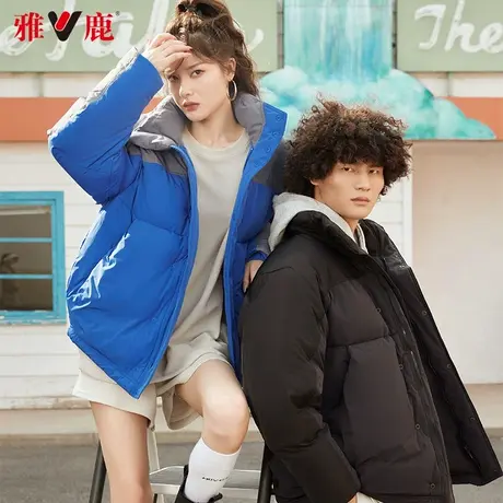 yaloo/雅鹿羽绒服冬季女2022年新款短款加厚网红爆款小个子外套潮商品大图