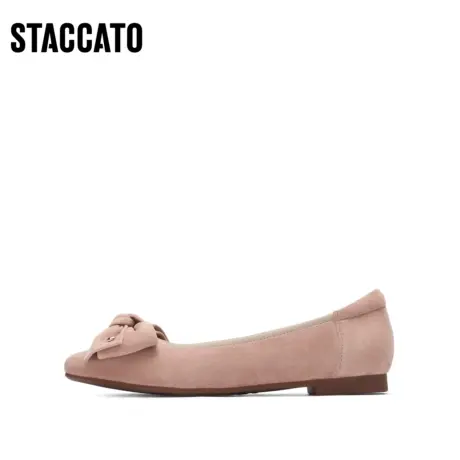 思加图新款仙女法式温柔单鞋一脚蹬平底鞋女单鞋C2361AQ3图片