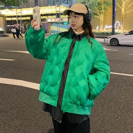 唐狮羽绒服女轻薄款短款上衣冬季高级感炸街小个子面包加厚外套潮图片