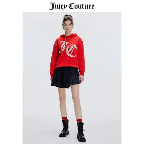 Juicy Couture橘滋卫衣女2024年春季时尚运动国风休闲连帽上衣商品大图