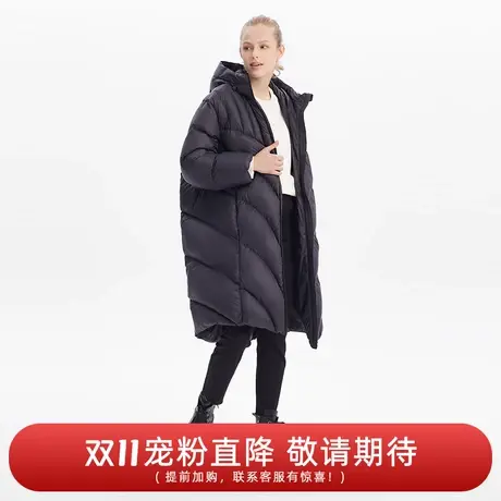 【现货】歌莉娅冬季新款长款连帽泡芙鹅绒服1ASH8D290图片