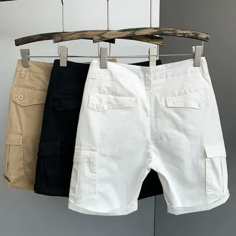 夏天潮牌工装短裤男余文乐休闲五分裤子潮流5分裤男生百搭宽松潮商品大图