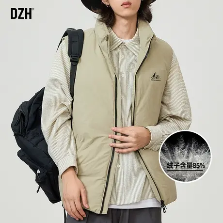 男士立领羽绒马甲男款冬季2024新款加厚背心外套保暖马夹无袖坎肩图片