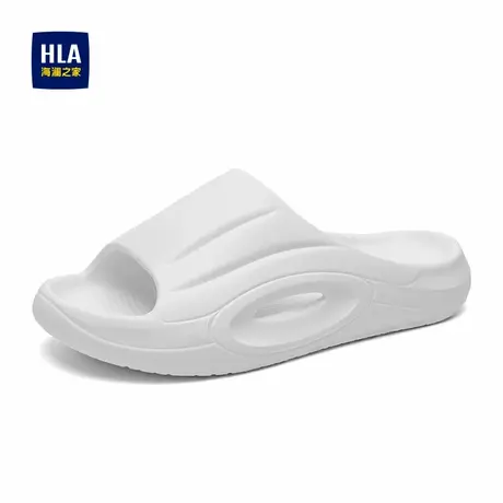 HLA/海澜之家男女同款【情侣款】休闲舒适拖鞋舒适一字拖厚底百搭商品大图