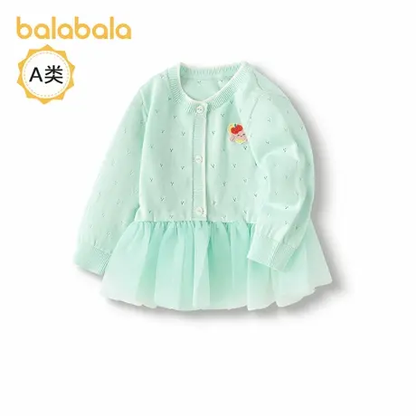 【商场同款】巴拉巴拉童装毛衣宝宝毛衫2025新款春装针织衫甜美萌商品大图