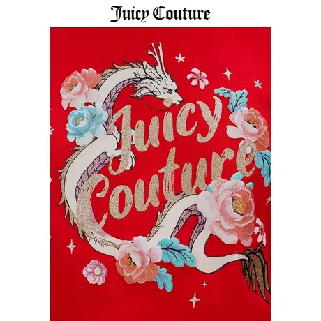 Juicy Couture橘滋卫衣女2024年春季时尚休闲运动国风圆领上衣商品大图