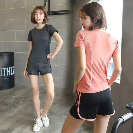 2023年新款夏季健身速干衣运动套装女春秋晨跑休闲瑜伽服跑步薄款图片