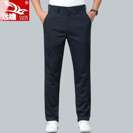 男士弹力休闲裤男夏季薄款西裤宽松直筒大码男裤2022新款裤子男款商品大图