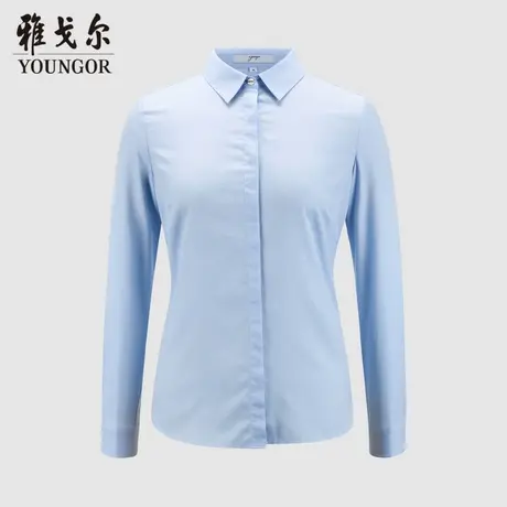 【商场同款】雅戈尔女士长袖衬衫春季新款官方商务长袖衬衫S3310图片