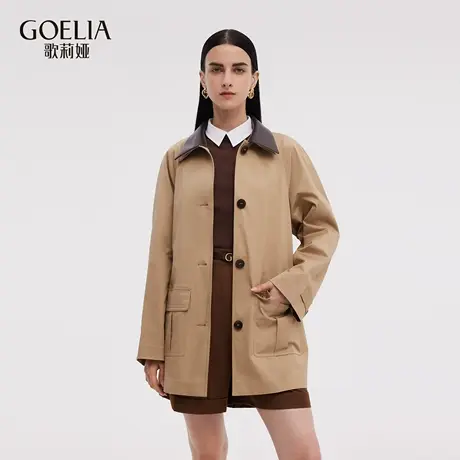 歌莉娅秋季新品巴恩风工装感外套1E8C6E390图片